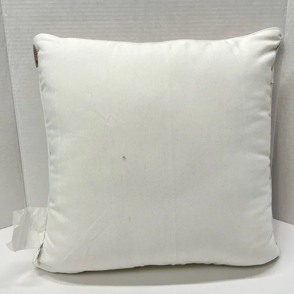 White Square Throw Pillows Set Summer Multicolor Ice Cream Cones Print Outdoors - Picture 4 of 17